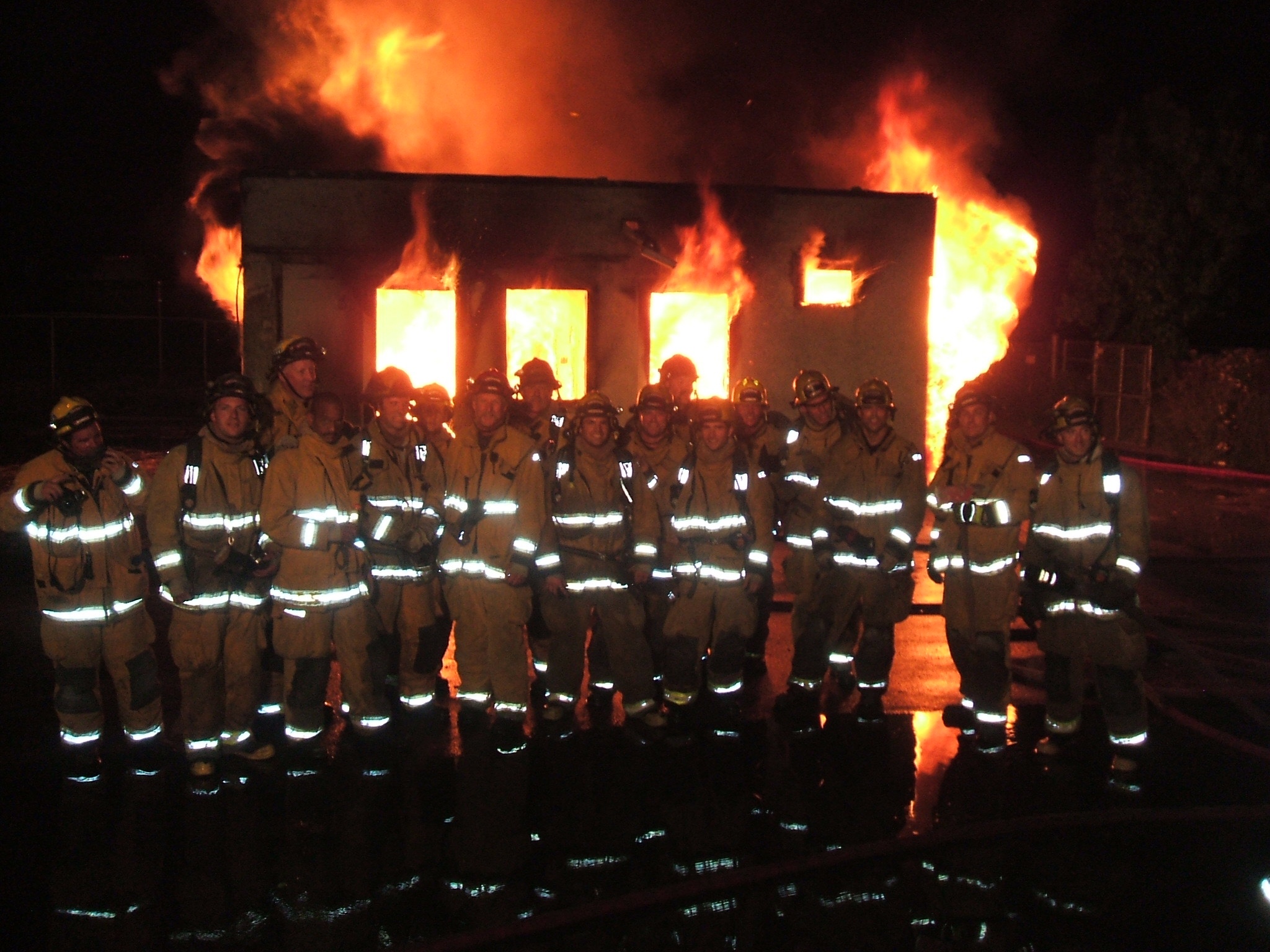 Burn Down Escondido Firefighters